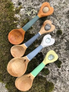 Cherry 'Heart' Spoons
