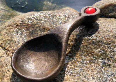 Alder & Red Lucite Scoop