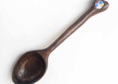 Walnut Skull Spoon